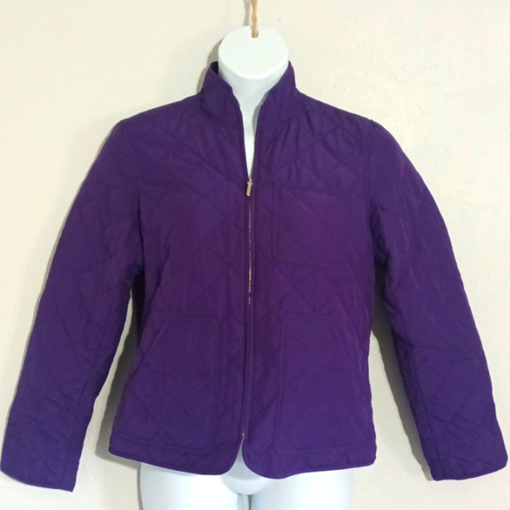 Lauren Ralph Lauren purple puffer jacket